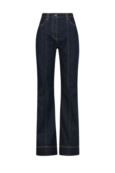 Rita Pintuck Straight Leg Jean - Deep Indigo