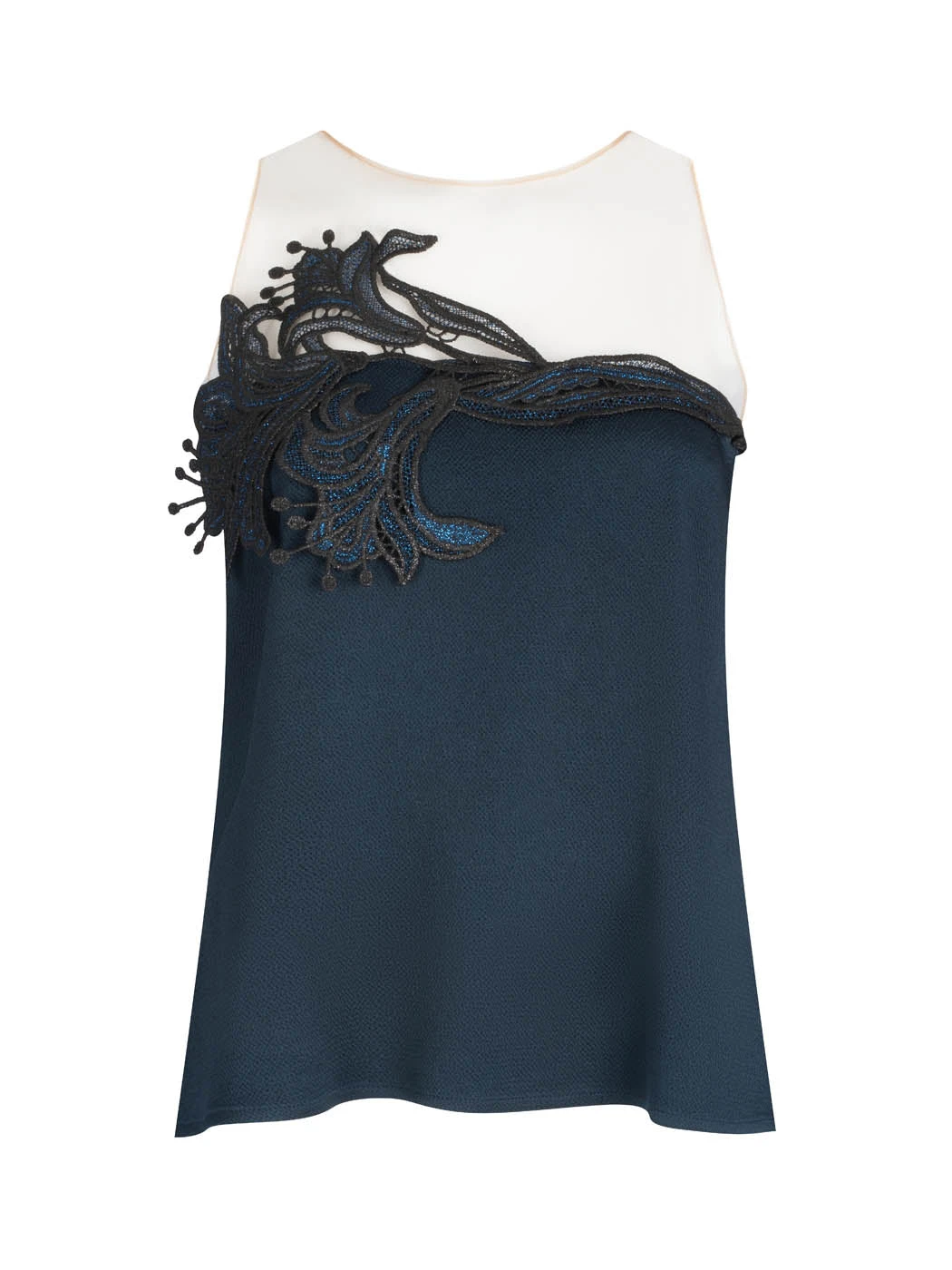 Silvia-Tcherassi-Brisa-Blouse-Navy silvia tcherassi Tops