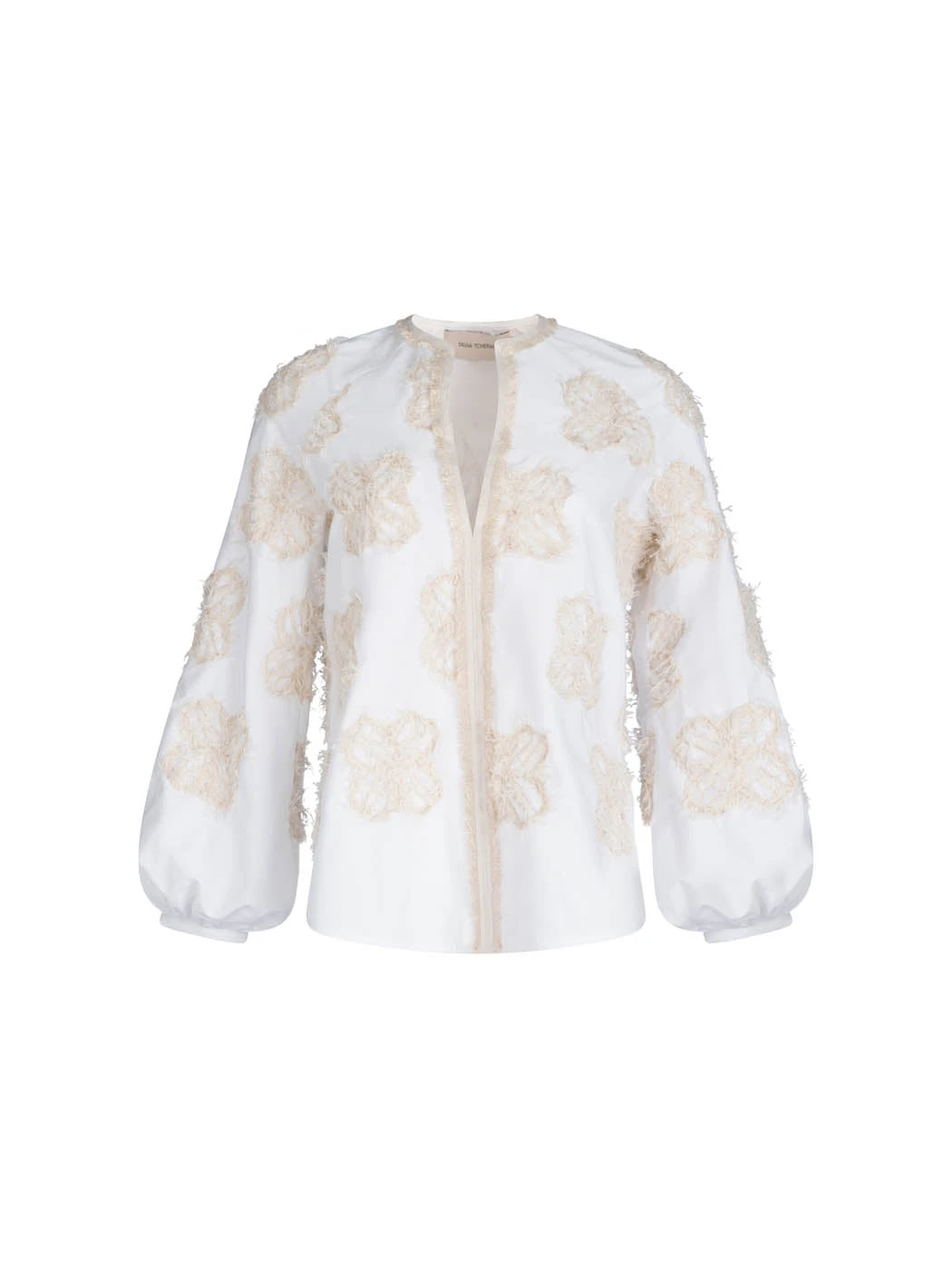 Silvia-Tcherassi-Molveno-Blouse-Cream-Flowers silvia tcherassi Tops
