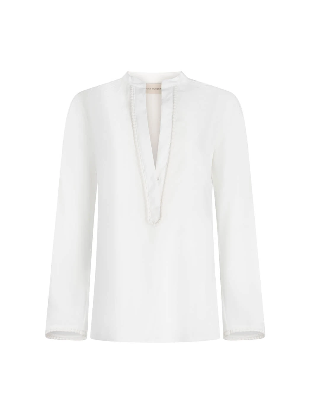 Silvia-Tcherassi-Shera-Blouse-White silvia tcherassi Tops