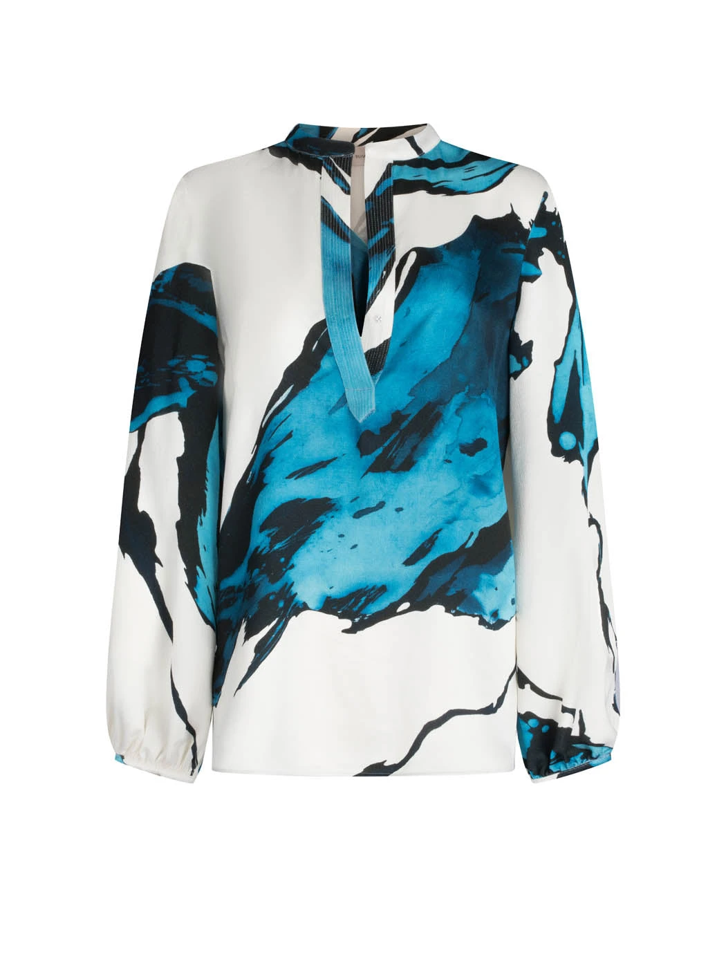 Silvia-Tcherassi-Triora-Blouse-Multi-Abstract-Waves silvia tcherassi Tops