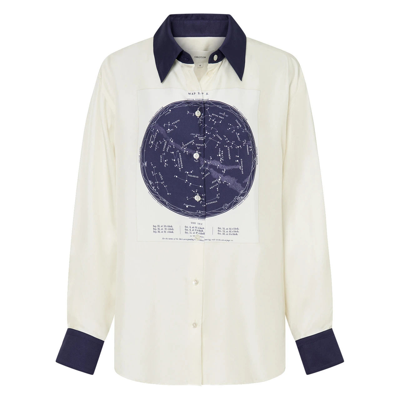 Celestial-Print-Shirt Oroton