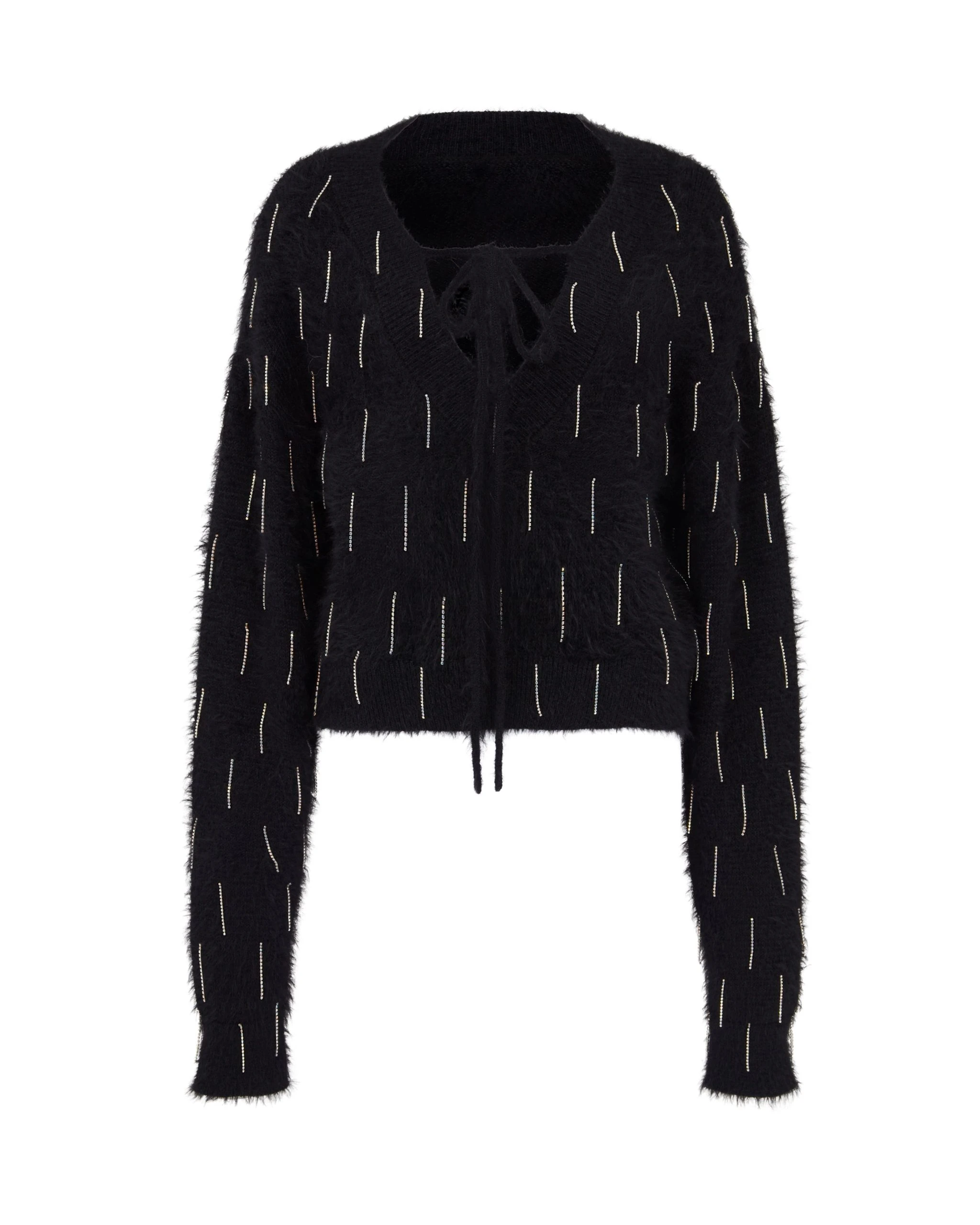 David Koma Crystal Embellished Knit Jumper David Koma Crystal Embellished Knit Jumper