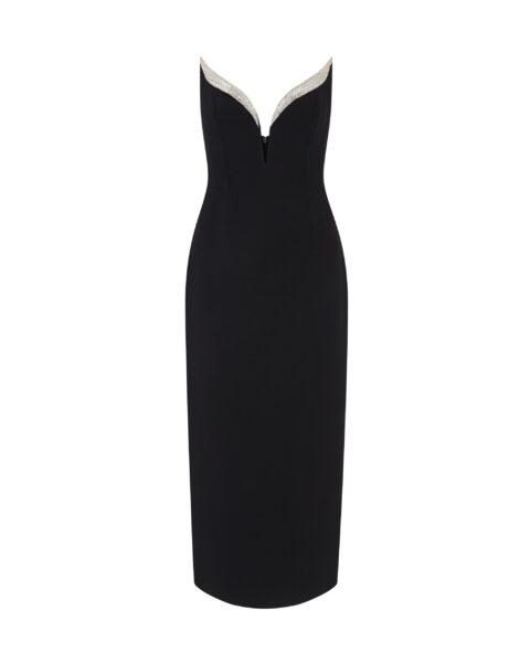 David Koma Crystal Wings Midi Dress
