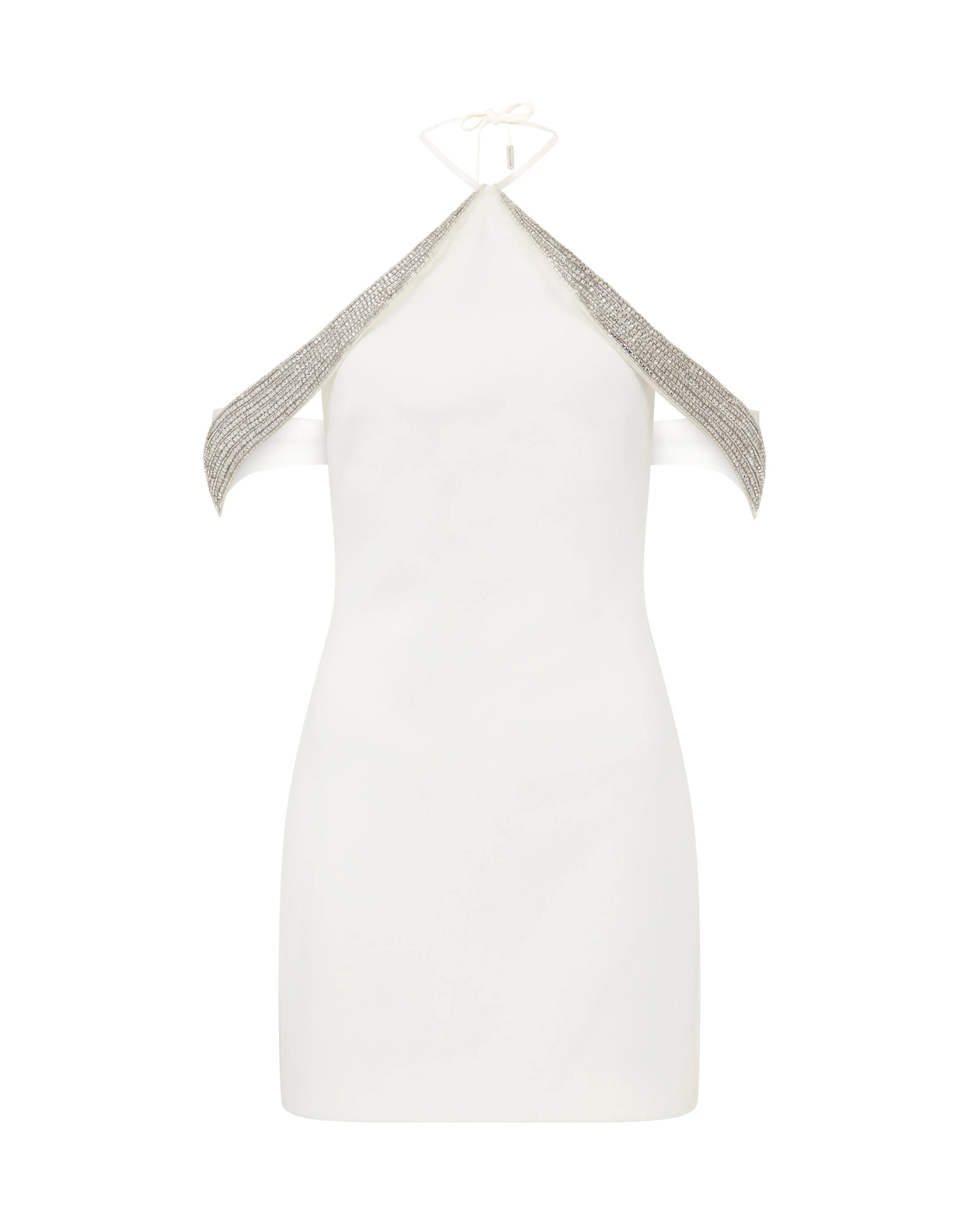 David Koma Off The Shoulder Crystal Wings Mini Dress David Koma Off The Shoulder Crystal Wings Mini Dress