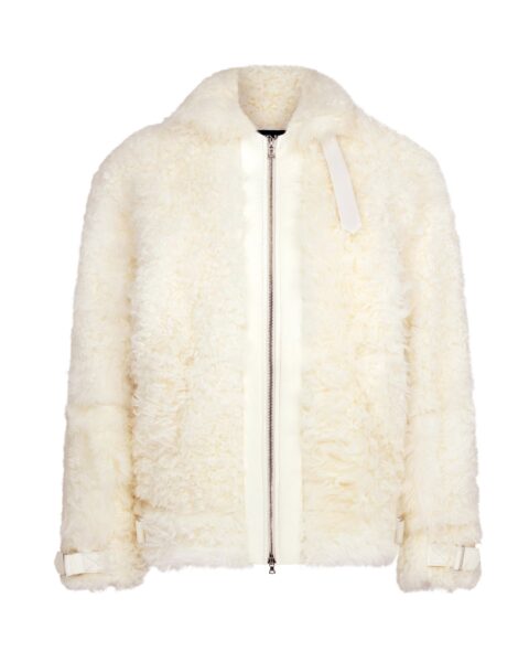 David Koma Oversized Shearling Jacket