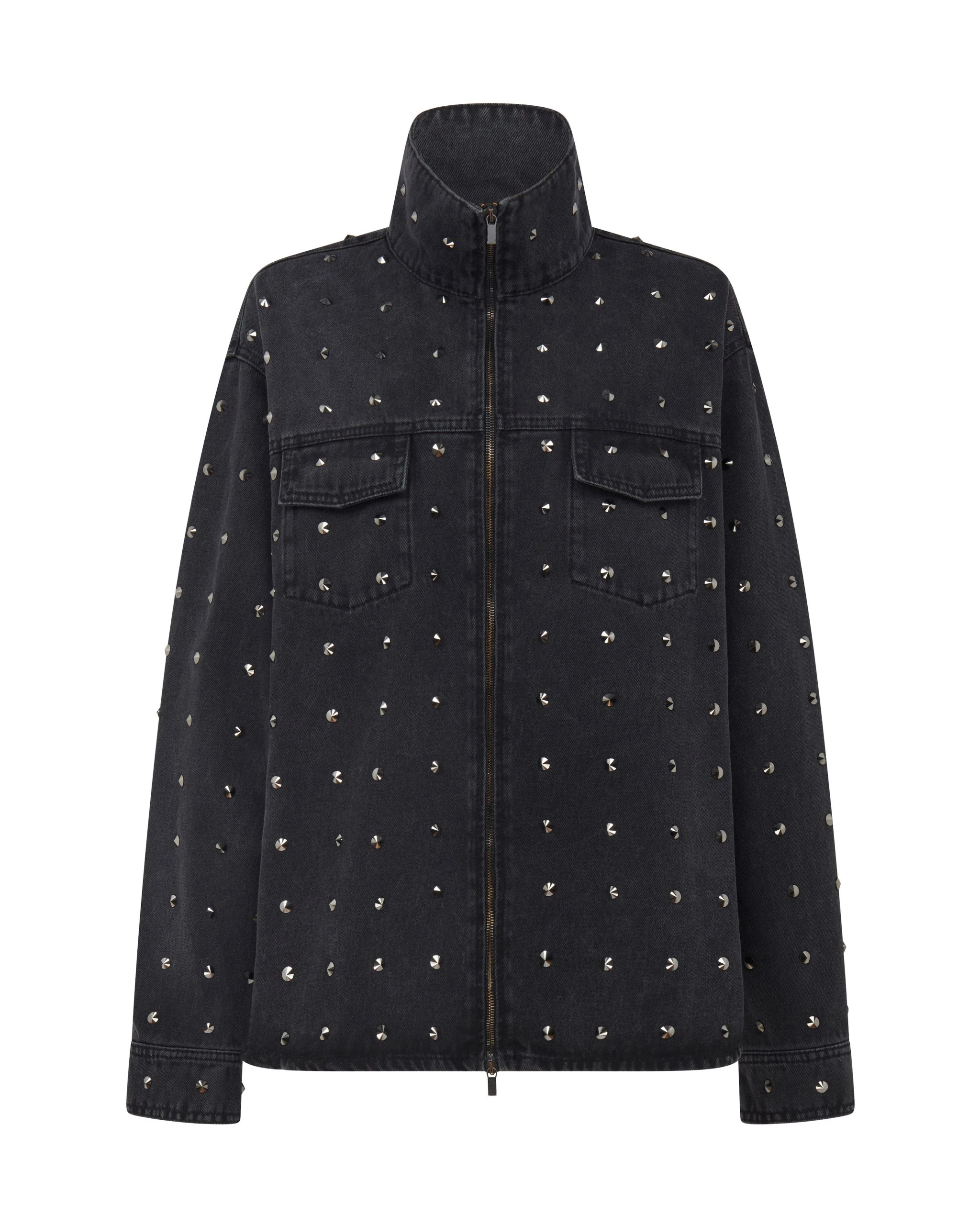 David Koma Rhinestone Crystal Embroidery Jacket David Koma Rhinestone Crystal Embroidery Jacket