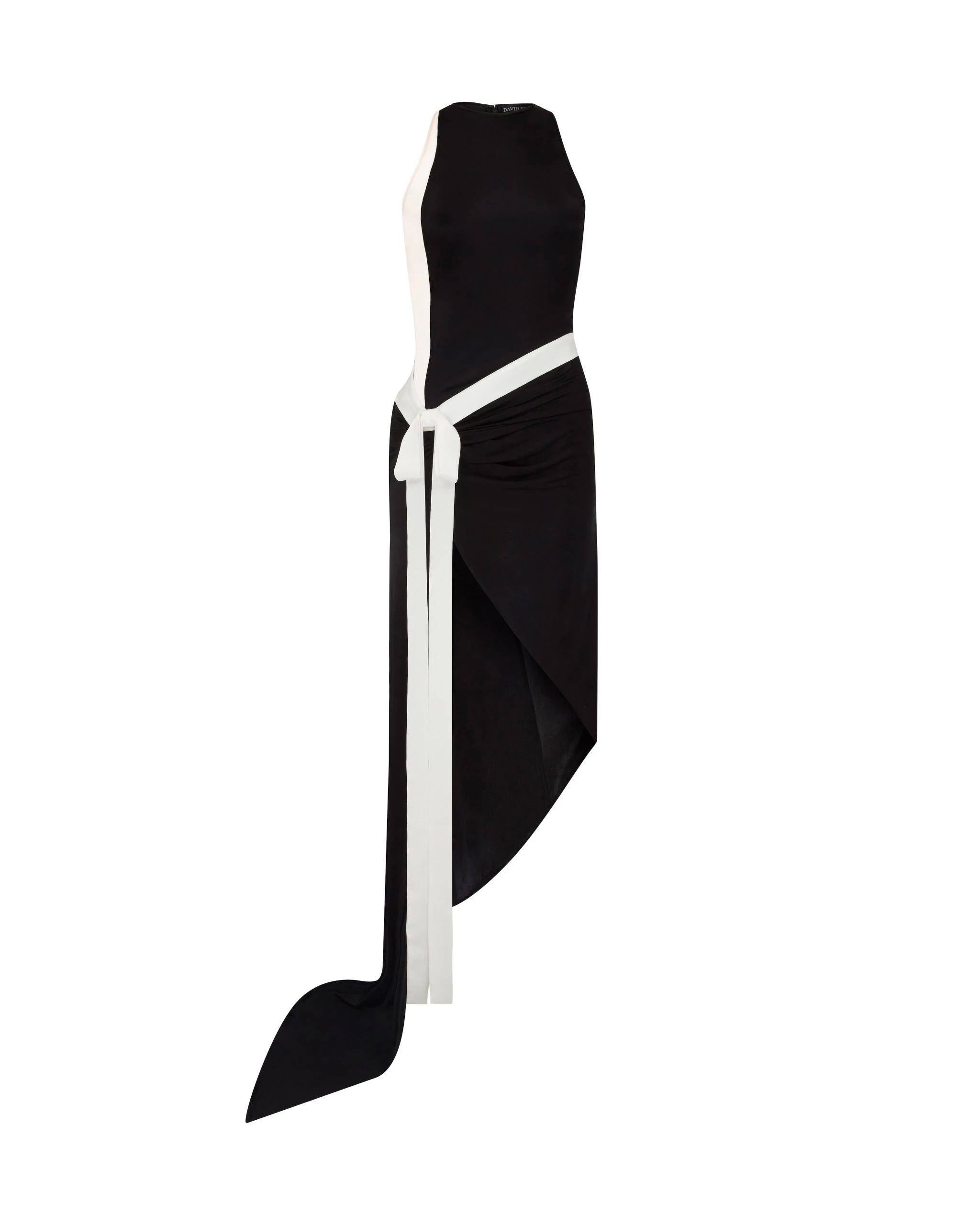 David Koma Satin Bow Gown David Koma Satin Bow Gown
