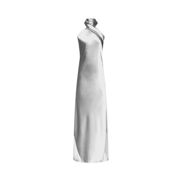Cropped Pandora Dress - Platinum