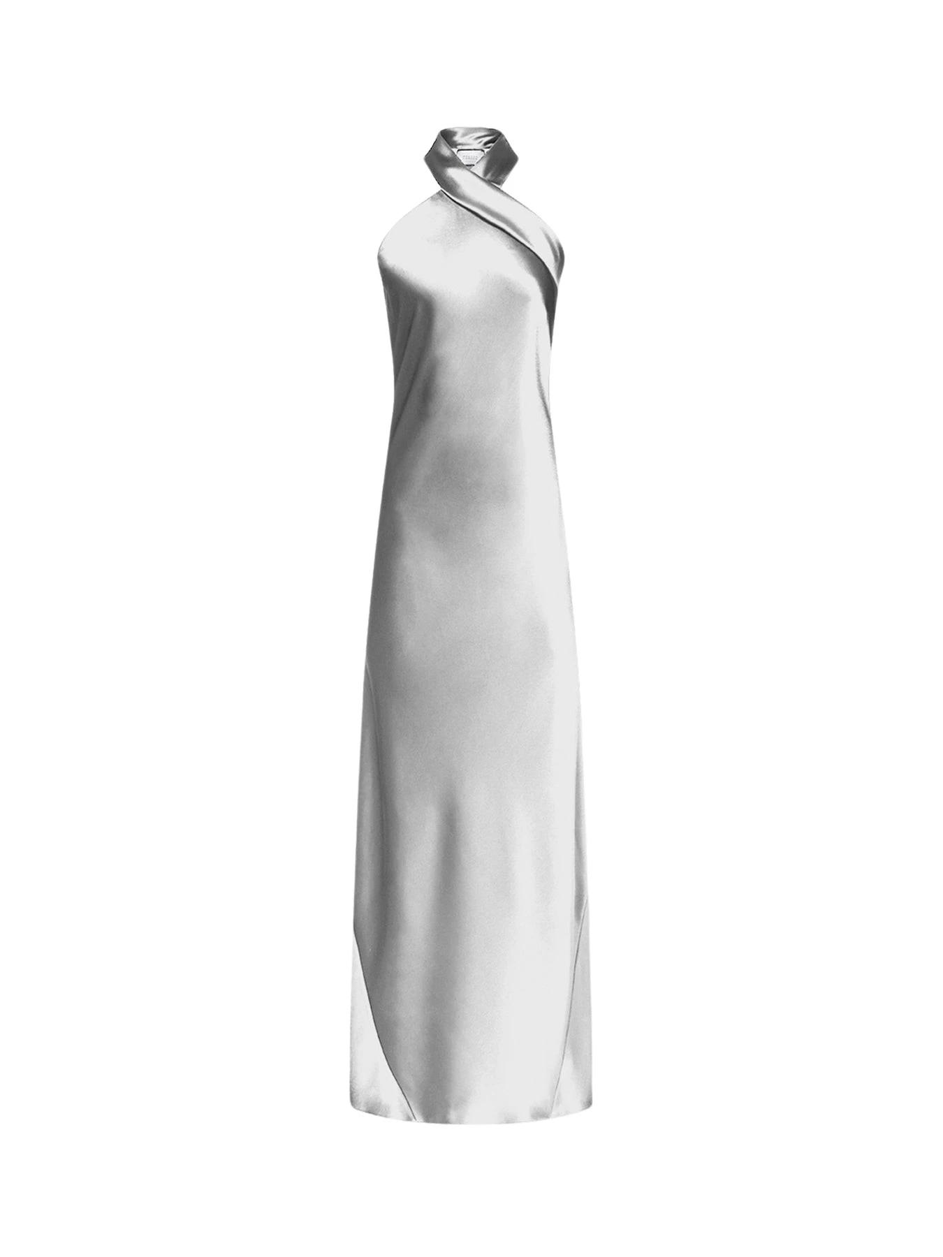 Galvan-London-Cropped-Pandora-Dress-Platinum91489_nobg Cropped Pandora Dress - Platinum - Image 1