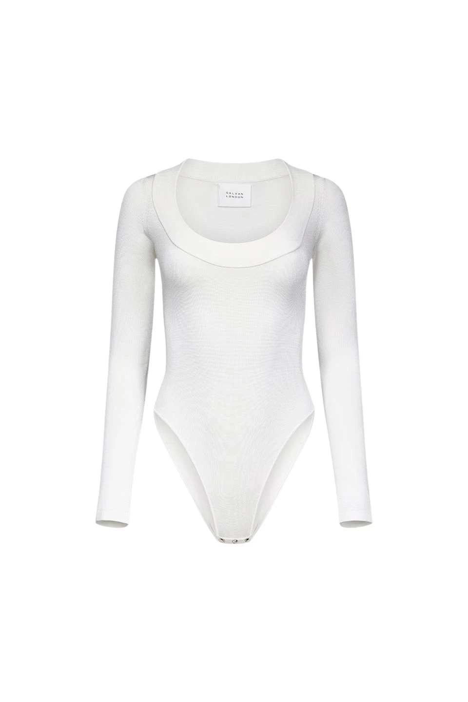 Galvan-London-Sasha-Ballet-Neck-Body-White96019_nobg Sasha Ballet Neck Body - White - Image 1