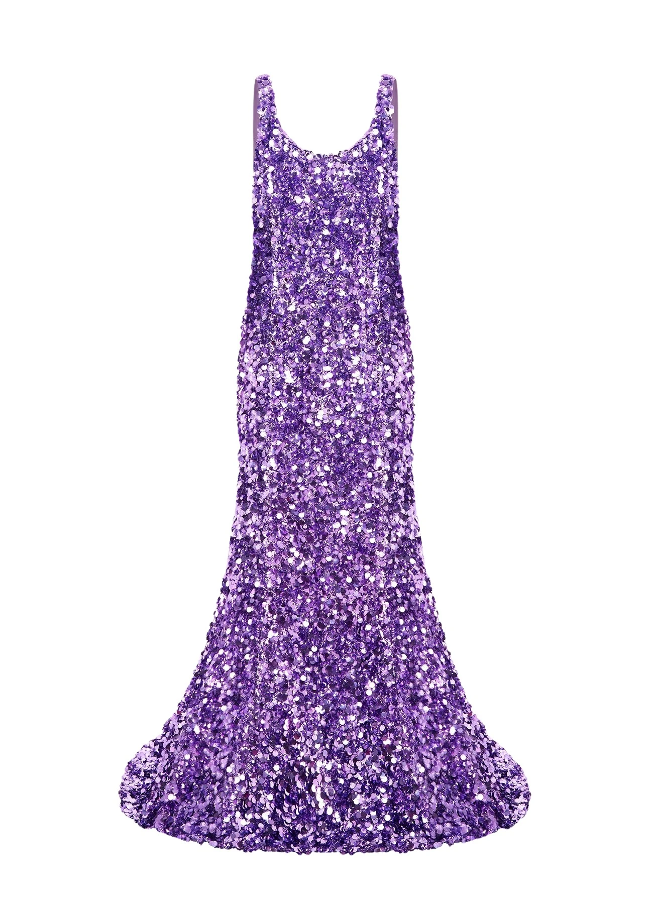 Leo-Lin-Adeline-Sequin-Low-Back-Gown-Lavender-629271_nobg Adeline Sequin Low Back Gown - Lavender - Image 1