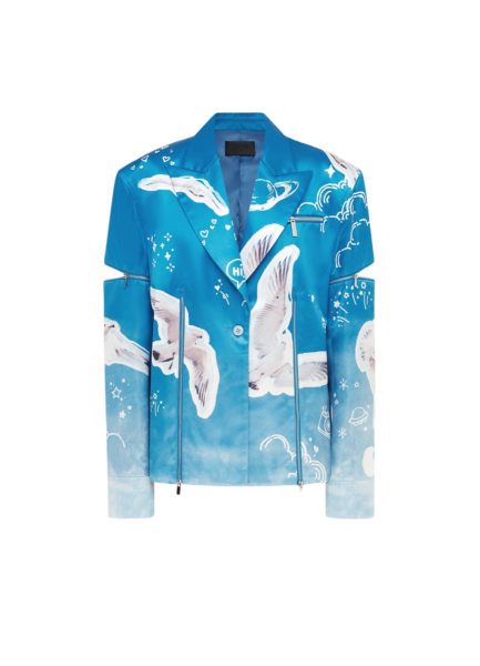 Brielle Blazer - Aerial Print