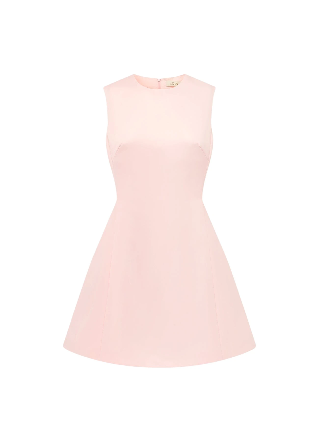 Leo-Lin-Chloe-Sleeveless-Mini-Dress-Soft-Pink-611259_nobg Chloe Sleeveless Mini Dress - Soft Pink - Image 1
