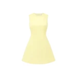 Leo-Lin-Chloe-Sleeveless-Mini-Dress-Sorbet-Yellow-743414_nobg