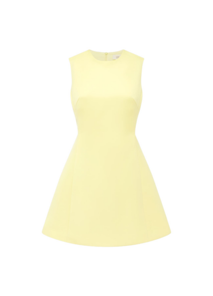 Chloe Sleeveless Mini Dress - Sorbet Yellow