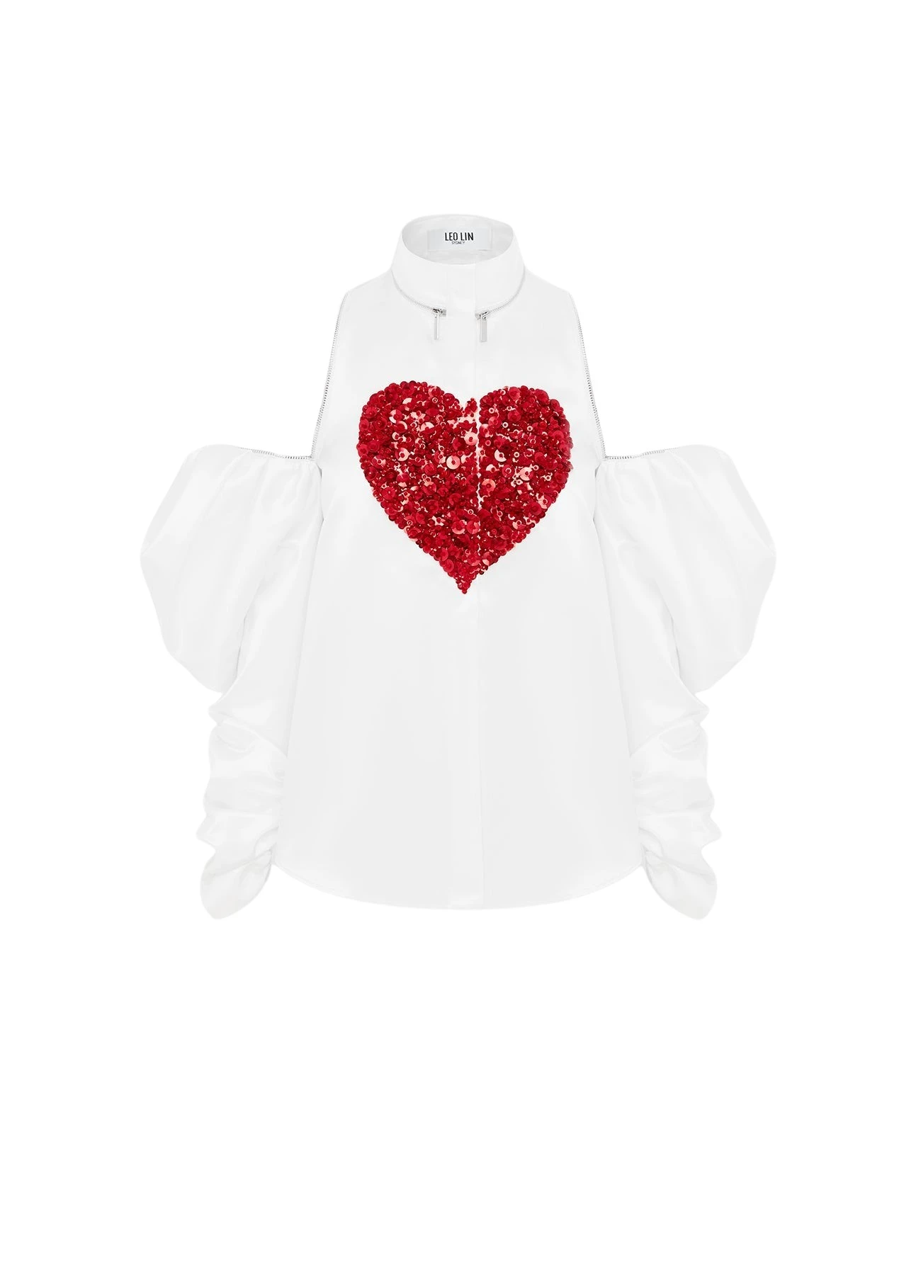 Leo-Lin-Christa-Blouse-Snow-526393_nobg Christa Blouse - Snow - Image 1