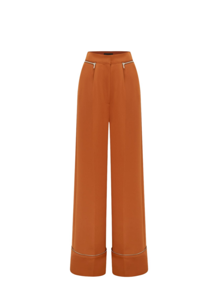 Ellis Wide Leg Pants - Toffee