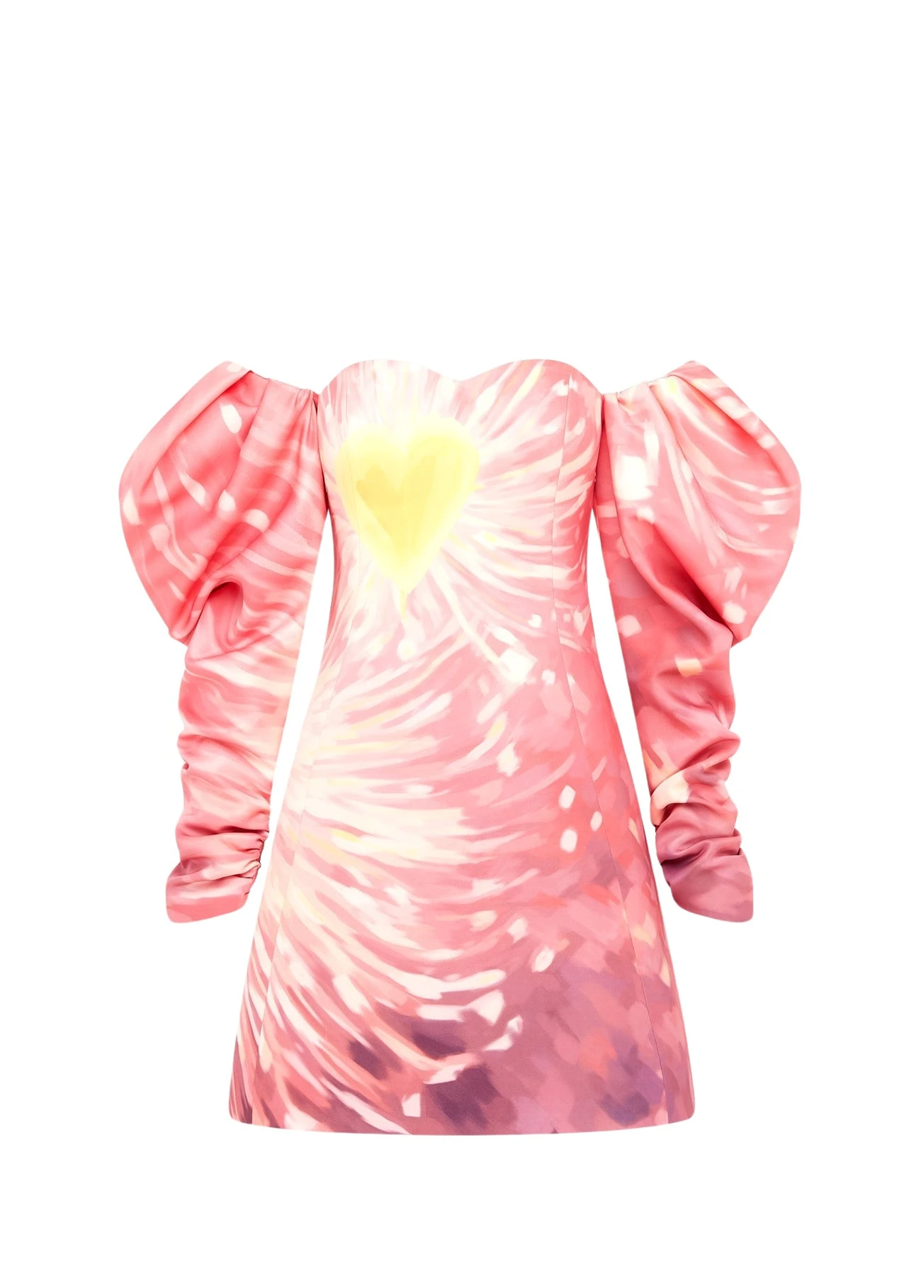 Leo-Lin-Gemma-Off-Shoulder-Bustier-Mini-Dress-Afterglow-Print-675135_nobg Gemma Off Shoulder Bustier Mini Dress - Afterglow Print - Image 1