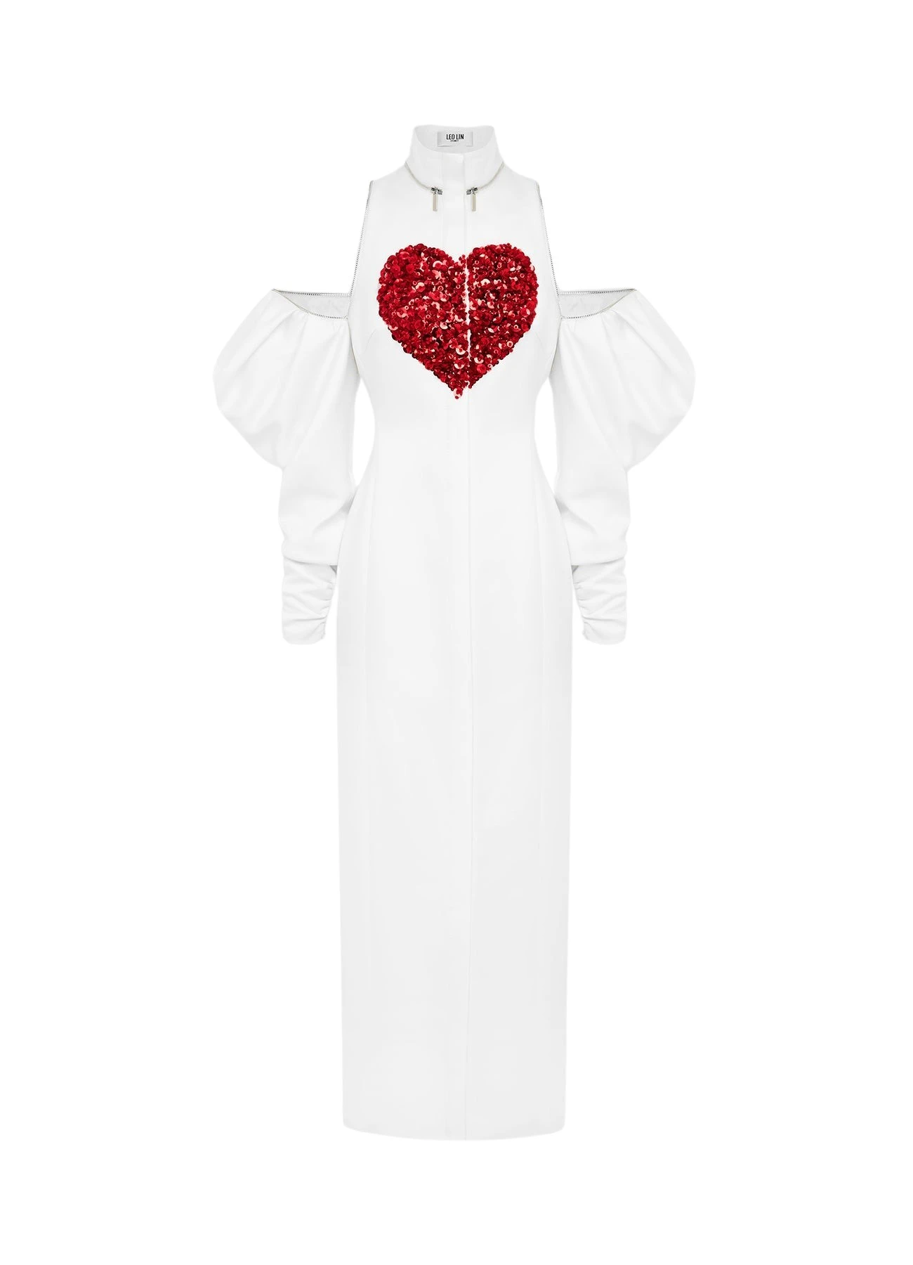 Leo-Lin-Lucille-Maxi-Dress-Snow-663647_nobg Lucille Maxi Dress - Snow - Image 1