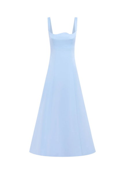 Odette Midi Dress - Sky Blue