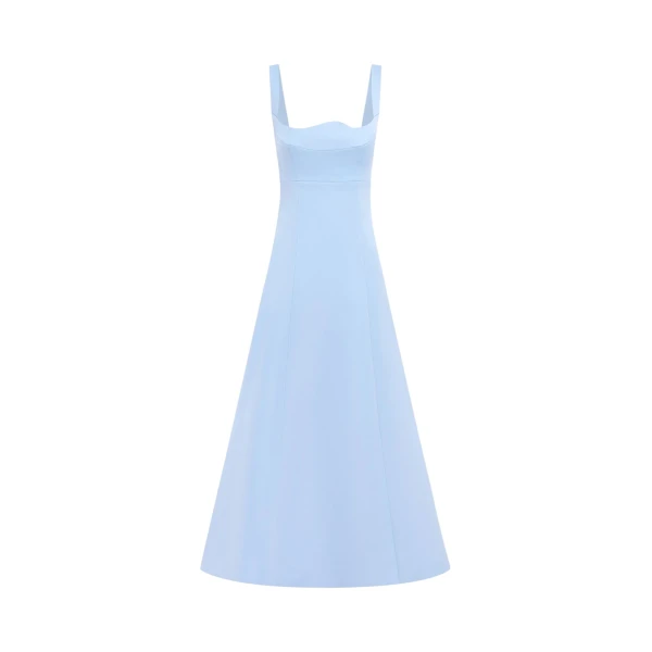 Odette Midi Dress - Sky Blue