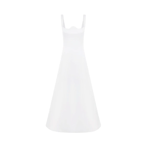 Odette Midi Dress - Snow