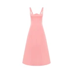 Odette Midi Dress - Strawberry Pink