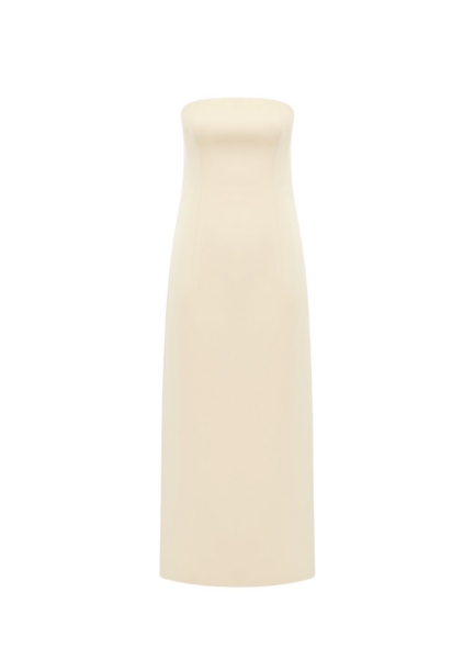 Rayna Bustier Maxi Dress - Champagne