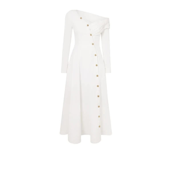 Blaike Ivory Midi Dress