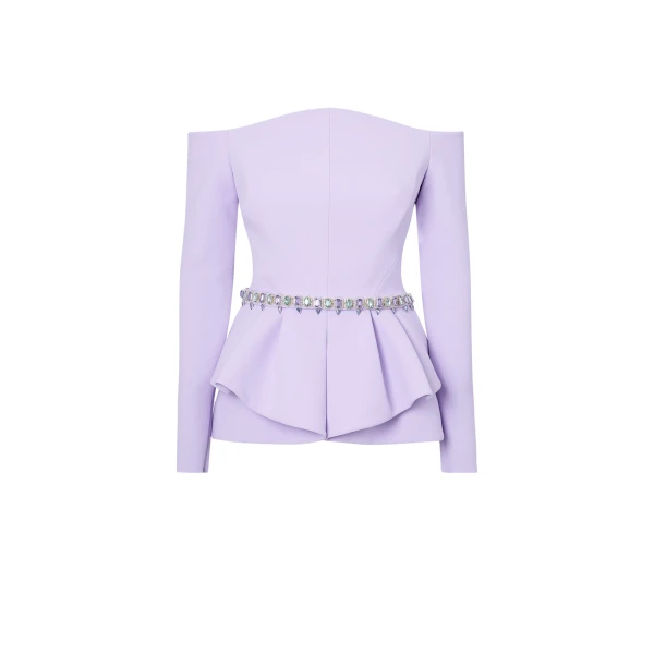 Brien Verbena Embroidered Top