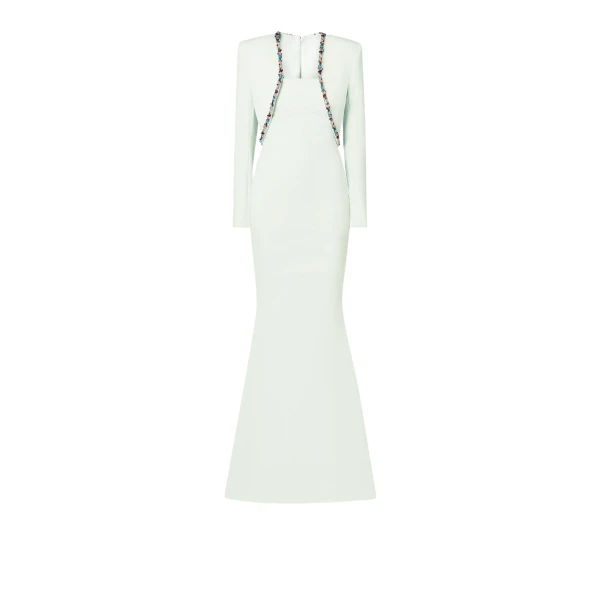 Jana Spearmint Long Dress