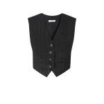 Lana Black Waistcoat