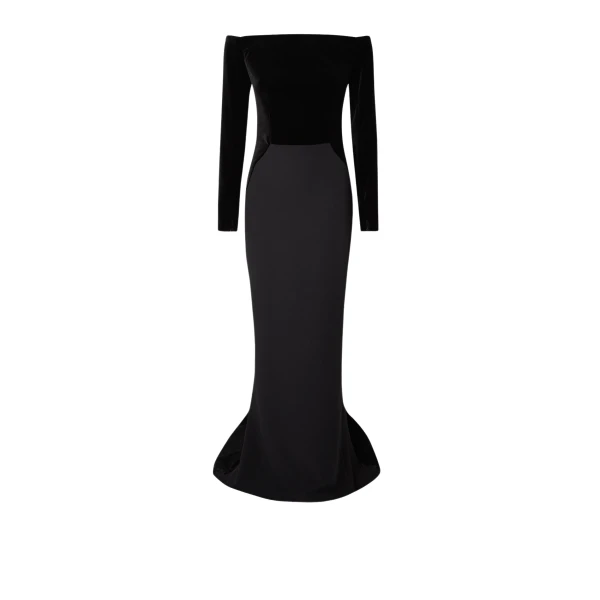 Pazienza Black Long Dress