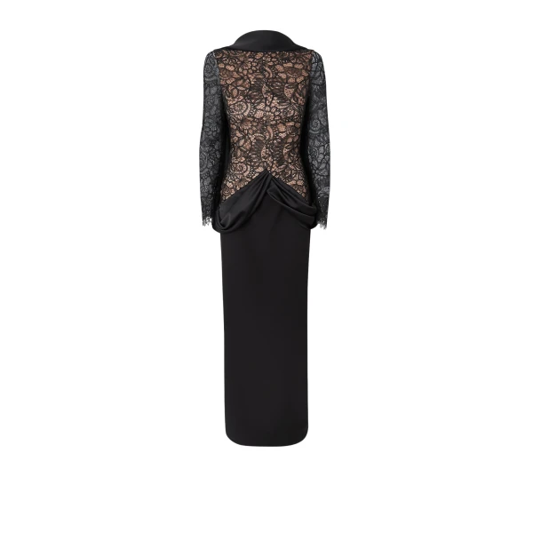Serryna Black Long Dress