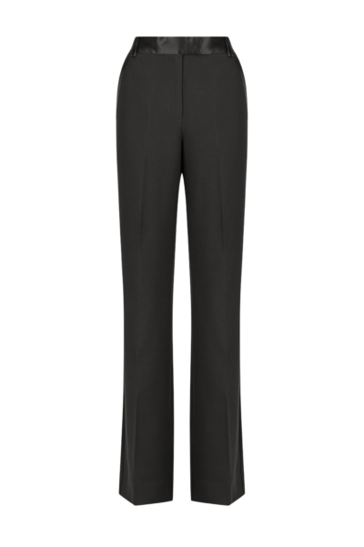 Adri Tuxedo Side Panel Pant - Black