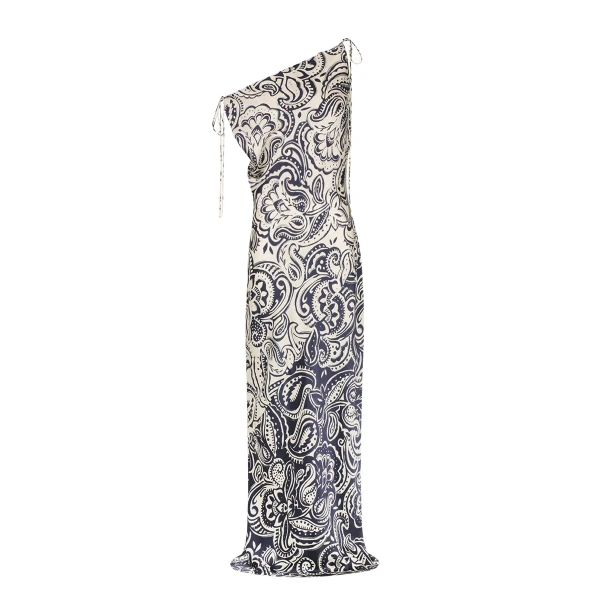 Anthea Silk Tie Maxi Dress