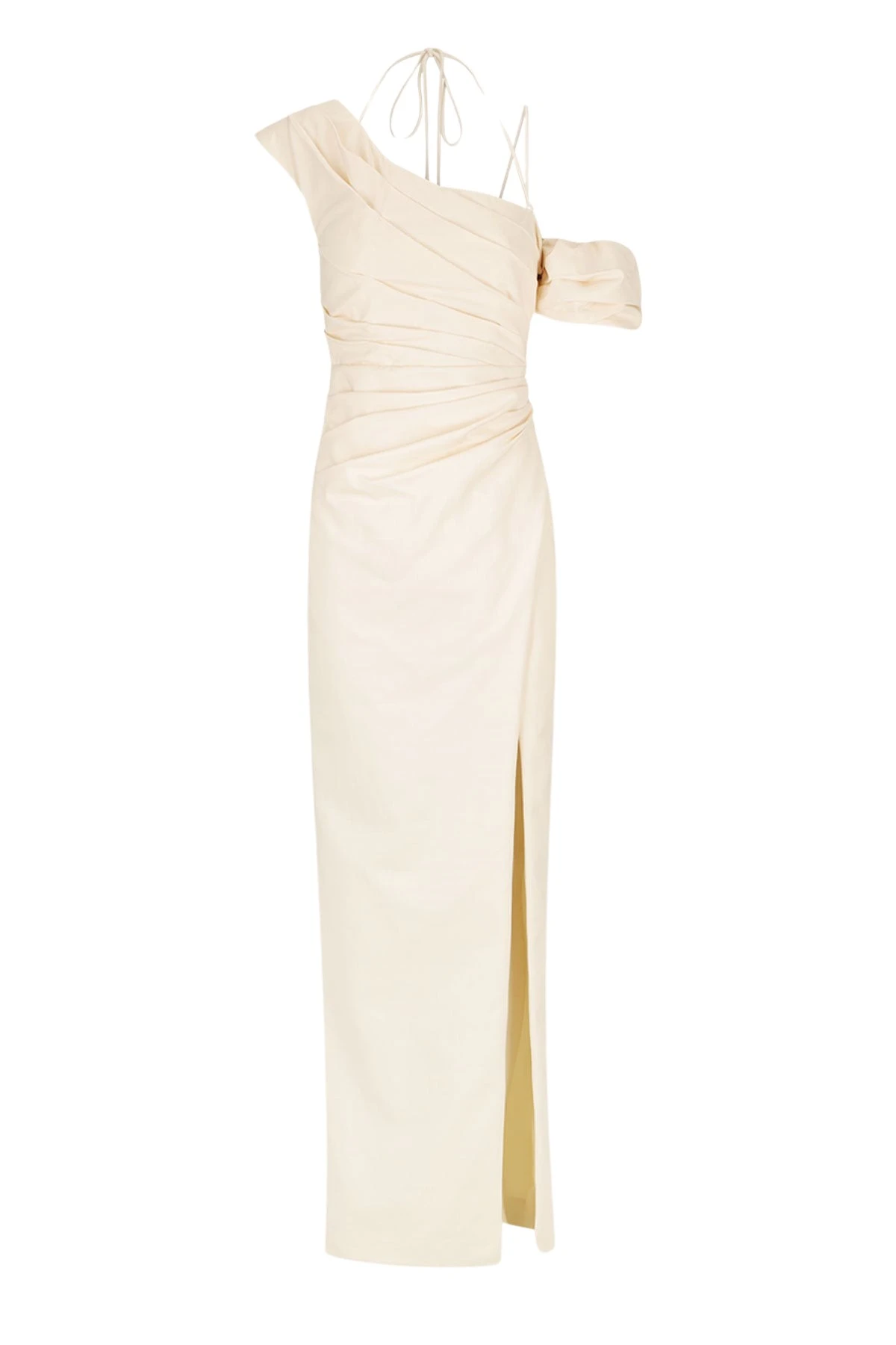 Shona-Joy-Lani-Asymmetrical-Draped-Maxi-Dress-Rice45641_nobg Lani Asymmetrical Draped Maxi Dress - Rice - Image 1