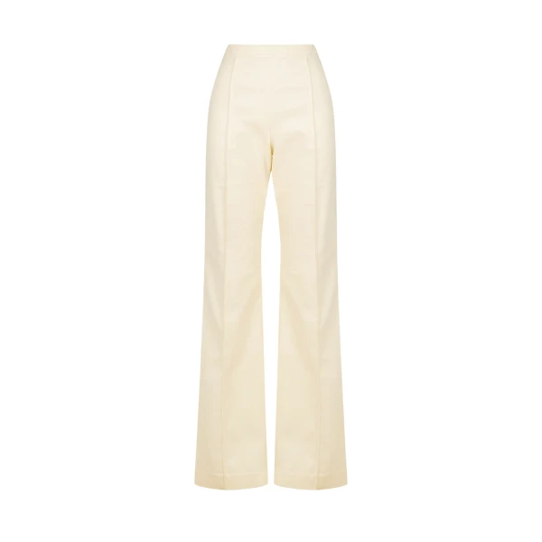 Lani Boot Cut Flared Pant - Rice