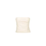Lani Strapless Draped Bodice - Rice