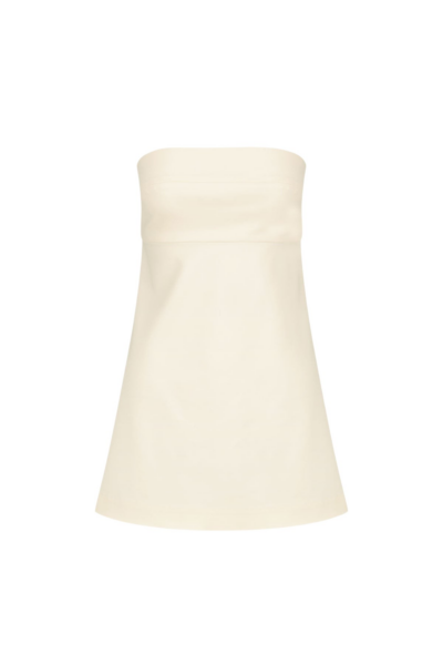 Lani Strapless Mini Dress - Rice