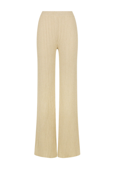 Livia Straight Leg Pant - Champagne