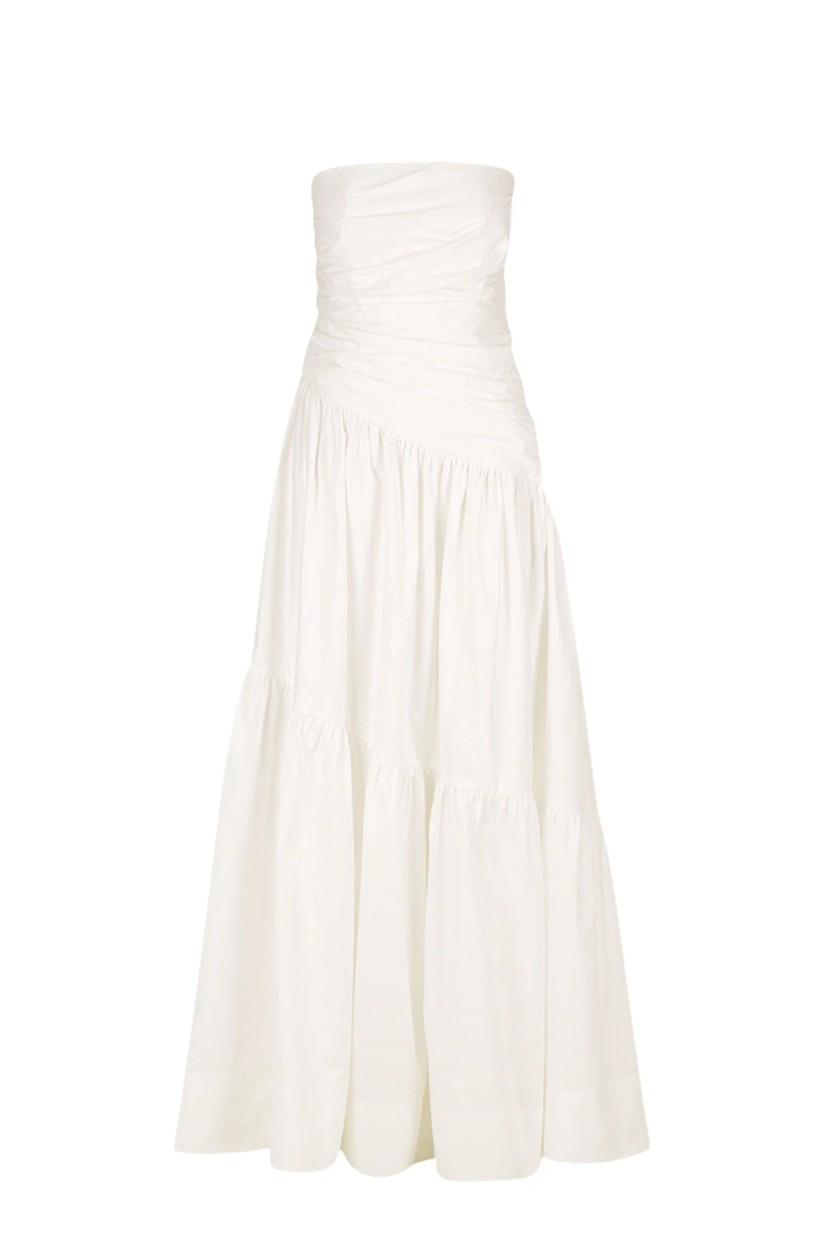 Shona-Joy-Maiori-Strapless-Tiered-Maxi-Dress-Ivory-715429_nobg Maiori Strapless Tiered Maxi Dress - Ivory - Image 1
