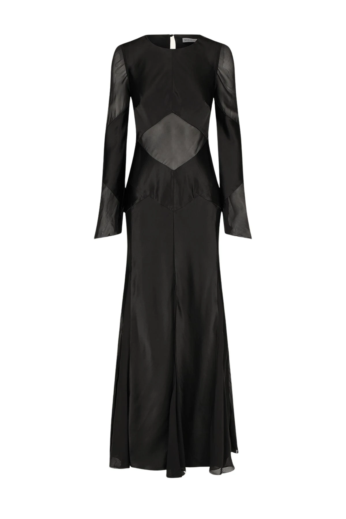 Shona-Joy-Moraya-Godet-Maxi-Dress-Black67249_nobg Moraya Godet Maxi Dress - Black - Image 1