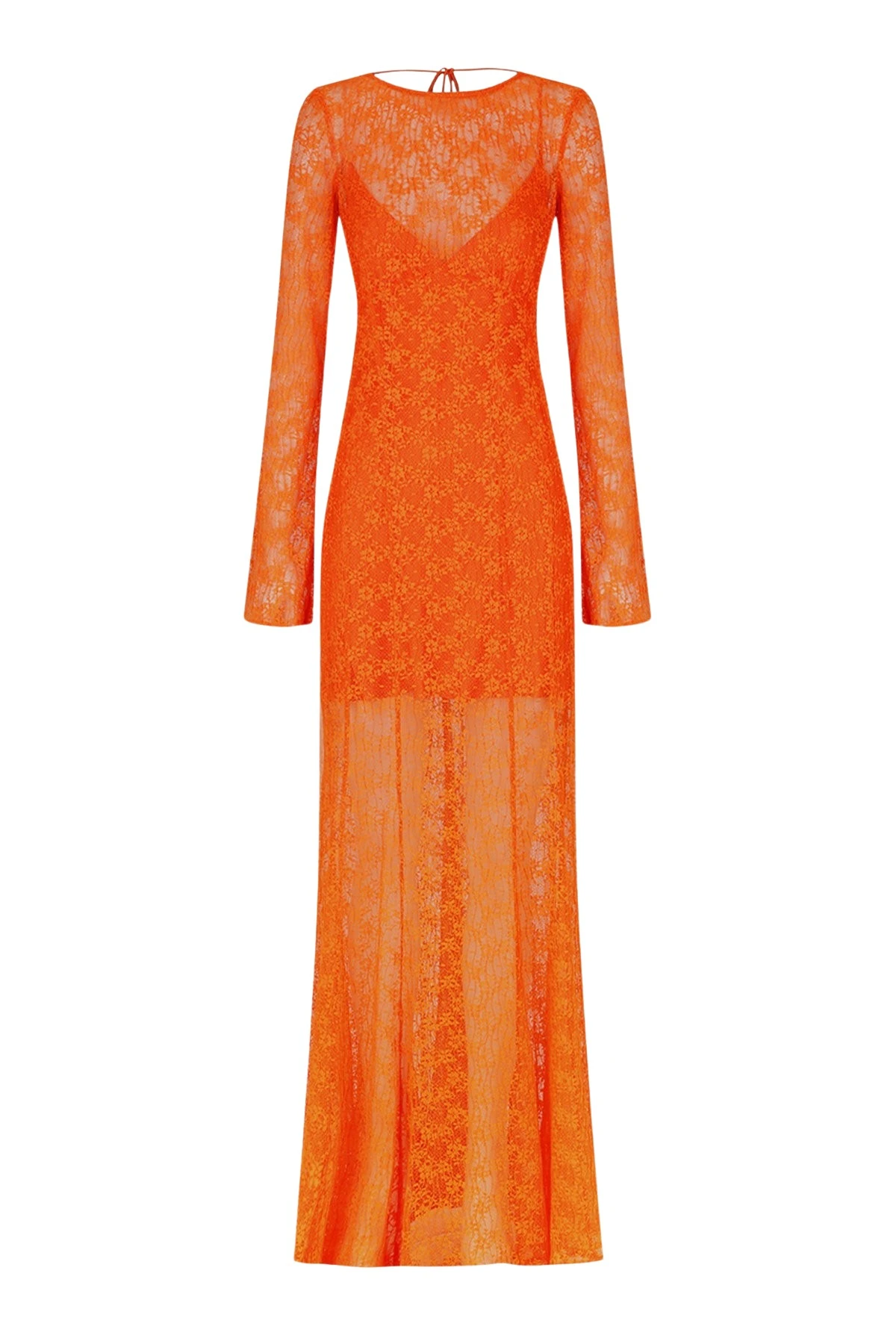 Shona-Joy-Sol-Lace-Open-Back-Maxi-Dress-Flame21572_nobg Sol Lace Open Back Maxi Dress - Flame - Image 1