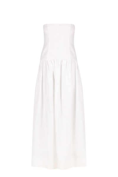 Xenia Strapless Tiered Maxi Dress