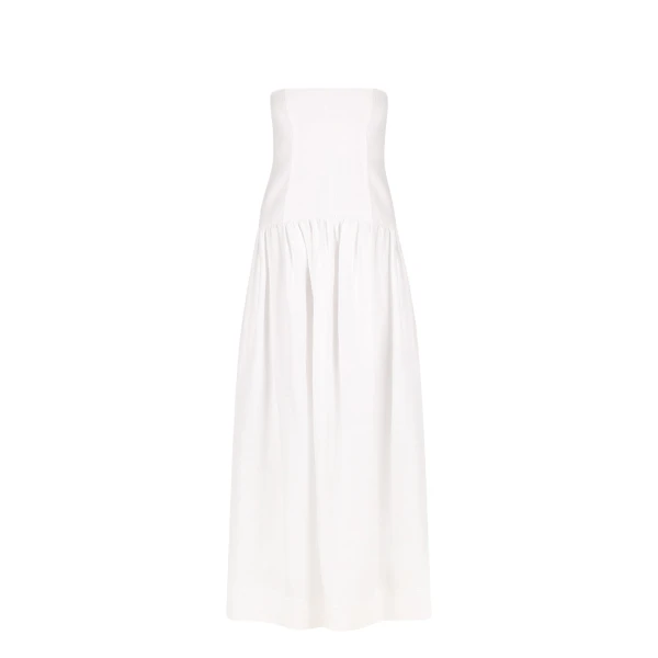 Xenia Strapless Tiered Maxi Dress