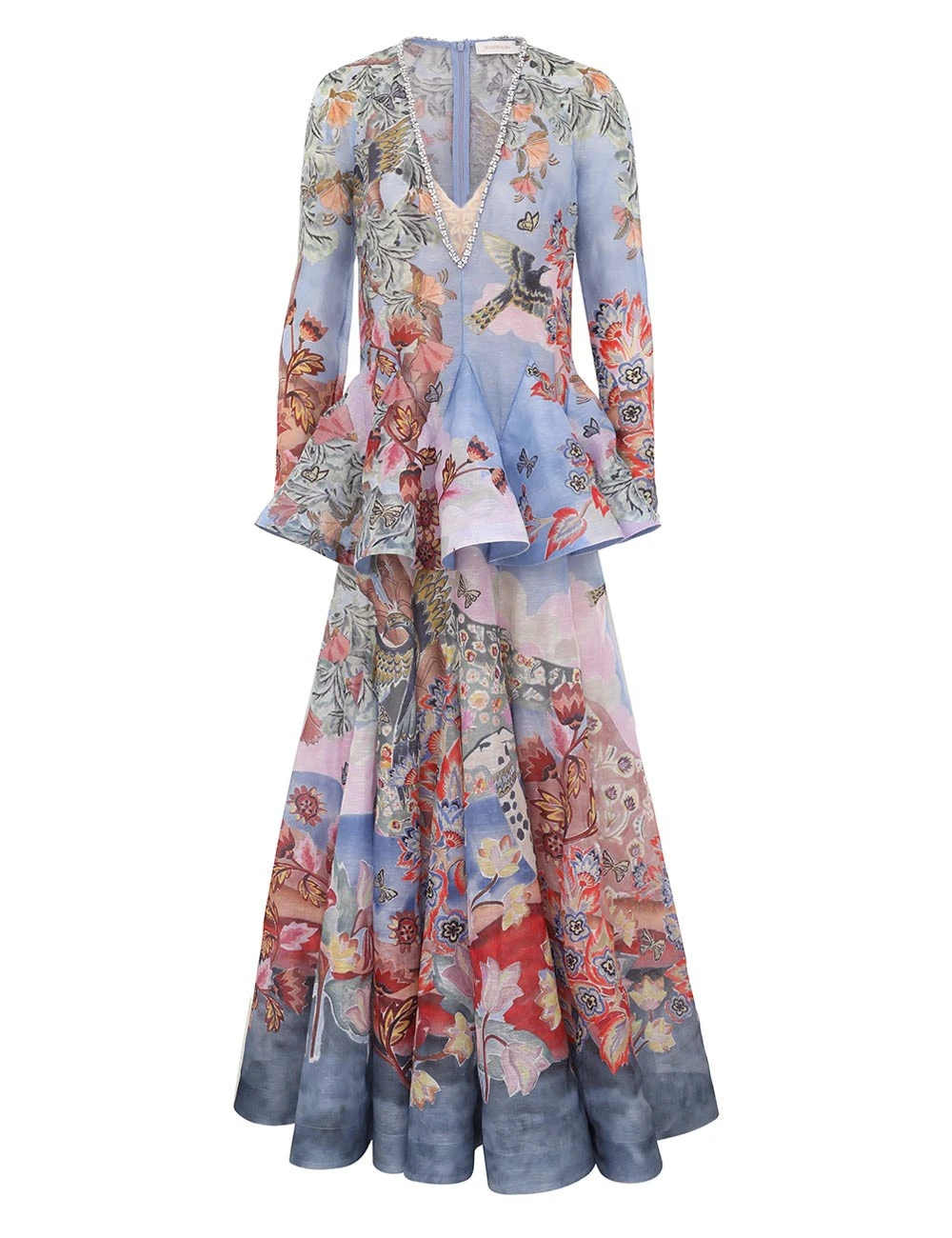 Zimmermann Illustration V Neck Gown Zimmermann dress