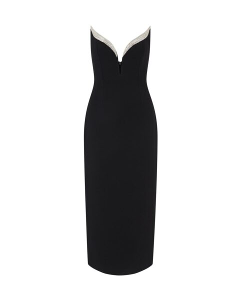 David Koma Crystal Wings Midi Dress