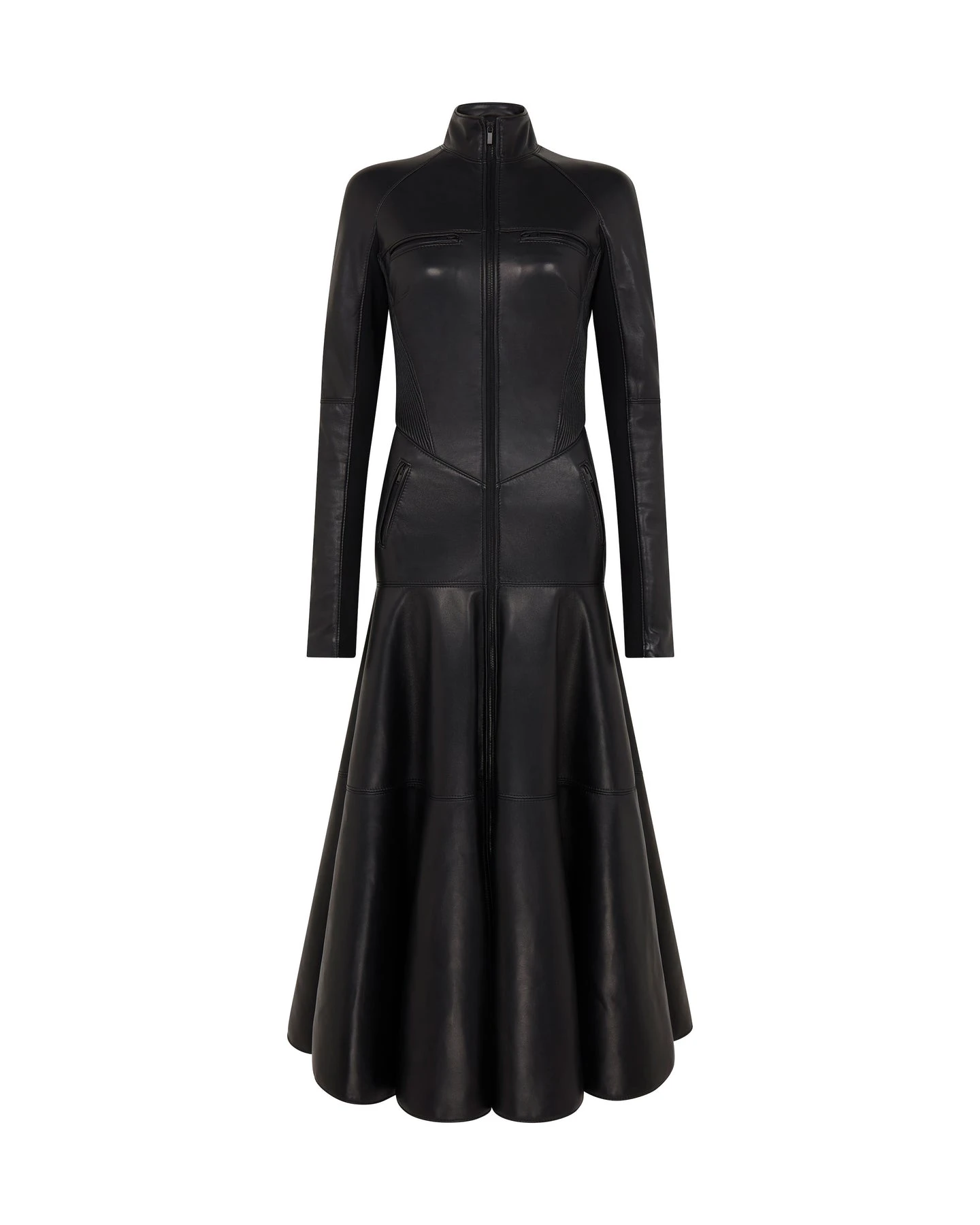 David Koma Leather Coat Dress David Koma Leather Coat Dress